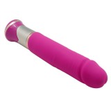 Вибратор ECSTASY Deluxe Greedy Don pink (19.5, Ø 3.5 см)