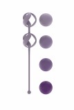 Набор из 4-х вагинальных шариков Love Story Valkyrie Purple (Ø 2.9 см)