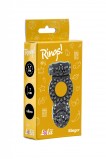 Эрекционное кольцо с вибрацией Rings Ringer black (Ø 1.7 см)