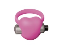 Эрекционное виброколечко Emotions Heartbeat Light pink (Ø 3 см)