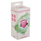 Эрекционное виброколечко Emotions Heartbeat Light pink (Ø 3 см)