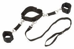 Ошейник с наручниками Bondage Collection Collar and Wristbands Plus Size