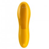 Бесшумный вибромассажер Satisfyer Teaser желтый