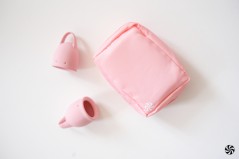 Набор менструальных чаш Natural Wellness Magnolia light pink (15 и 20 мл)