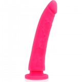 Фалоимитатор из силикона DELTA CLUB TOYS DONG, розовый (23, Ø 4.5 см)