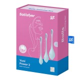 Набор вагинальных шариков Satisfyer Yoni Power 2 голубой