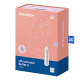 Мини вибромассажер Satisfyer Ultra Power Bullet 3 белый (9, Ø 2.3 см)