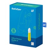 Мини вибромассажер Satisfyer Ultra Power Bullet 4 желтый (9, Ø 2.3 см)