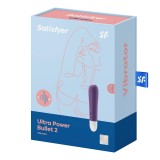 Мини вибромассажер Satisfyer Ultra Power Bullet 2 фиолетовый (11, Ø 2.5 см)