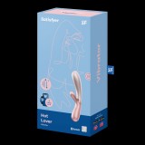 Вибромассажер Satisfyer Hot Lover с функцией нагрева розовый (20.4, Ø 4.4 см)