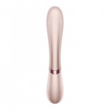 Вибромассажер Satisfyer Hot Lover с функцией нагрева жемчужный (20.4, Ø 4.4 см)