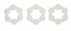 Набор эрекционных колец LOVE RINGS WITH BALLS, 3 шт (Ø 1.6 см)
