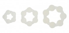 Набор эрекционных колец LOVE RINGS WITH BALLS, 3 шт (Ø 1.3, 1.6, 2.1 см)