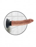 PipeDream King Cock 7 Вибромассажер 3в1 на съемной присоске Vibrating Cock загорелый (17.7, Ø 4.7 см)