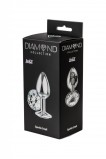 Анальная пробка Diamond Sparkle Small прозрачная (7, Ø 2.8 см)