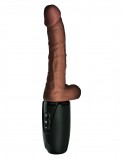 Компактная секс-машина с подогревом King Cock Plus 6.5 Thrusting Cock with Balls, мулат (26.7, Ø 3.8 см)