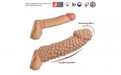 Насадка реалистик на фаллос Penis sleeve № 4, размер L (16.5, Ø 5.4 см)