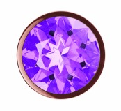 Анальная Пробка Diamond Amethyst Shine L (8.3, Ø 3.3 см)