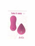 Вращающиеся виброшарики с пультом управления Take it Easy Dea Pink (8.3, Ø 3.4 см)