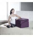 Liberator Подушка для любви большая, вельвет баклажан Retail Flip Ramp