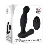 Evolved Вибромассажер простаты с вращением и пультом ДУ ADAM'S ROTATING P-SPOT MASSAGER (14.2, Ø 3.5 см)