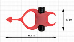 Devol Cockring Эрекционное виброкольцо Маленький Демон (Ø 3.2 см)