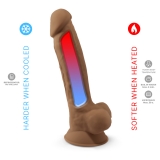 Фаллоимитатор на присоске SileXD Model 1 - 7”, карамель (17.6, Ø 3.5 см)