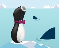 Satisfyer Pro Penguin Next Gen + ЛУБРИКАНТ! (чуть надорвана коробка)