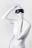 Маска с заклепками Anonymo, PU кожа