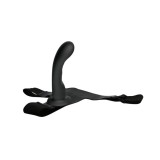 Baile Ultra Harness Curvy Dildo Страпон с изогнутой головкой (15.8, Ø 3.8 см)