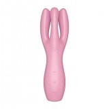 Вибромассажер для стимуляции клитора и сосков Satisfyer Threesome 3, розовый