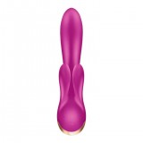 Вибратор-кролик Satisfyer Double Flex, фиолетовый (20, Ø 3.5 см)