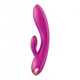 Вибратор-кролик Satisfyer Double Flex, фиолетовый (20, Ø 3.5 см)