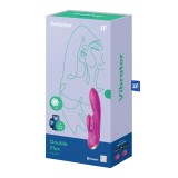 Вибратор-кролик Satisfyer Double Flex, фиолетовый (20, Ø 3.5 см)