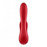 Вибратор-кролик Satisfyer Double Flex, красный (20, Ø 3.5 см)