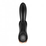 Вибратор-кролик Satisfyer Double Flex, чёрный(20, Ø 3.5 см)