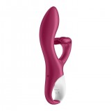 Вибратор-кролик Satisfyer Embrace me, ягодный (21.2, Ø 4.2 см)