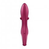 Вибратор-кролик Satisfyer Embrace me, ягодный (21.2, Ø 4.2 см)