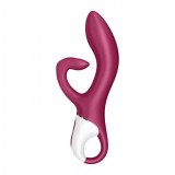 Вибратор-кролик Satisfyer Embrace me, ягодный (21.2, Ø 4.2 см)