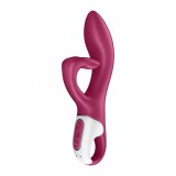 Вибратор-кролик Satisfyer Embrace me, ягодный (21.2, Ø 4.2 см)