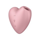 Satisfyer Cutie Heart light вакуумно-волновой стимулятор + вибрация, розовый