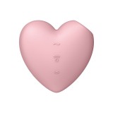 Satisfyer Cutie Heart light вакуумно-волновой стимулятор + вибрация, розовый