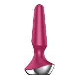 Анальная пробка с вибрацией Satisfyer Plug Ilicious 2, розовая (13.5, Ø 3 см)