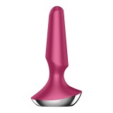 Анальная пробка с вибрацией Satisfyer Plug Ilicious 2, розовая (13.5, Ø 3 см)