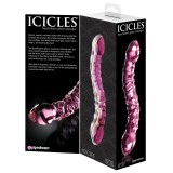 Стеклянный стимулятор Icicles No. 55 (19.5, Ø 3.5 см)