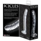 Стеклянный стимулятор Icicles No. 60 (15, Ø 2.5 см)