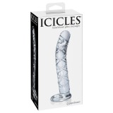 Стеклянный стимулятор Icicles No. 60 (15, Ø 2.5 см)