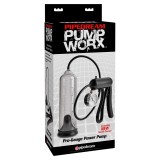 Вакуумная мужская помпа с датчиком давления Pump Worx Pro-Gauge Power Pump (21.6, Ø 6.4 см)