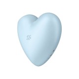 Satisfyer Cutie Heart light вакуумно-волновой стимулятор + вибрация, голубой