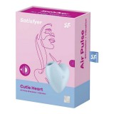 Satisfyer Cutie Heart light вакуумно-волновой стимулятор + вибрация, голубой